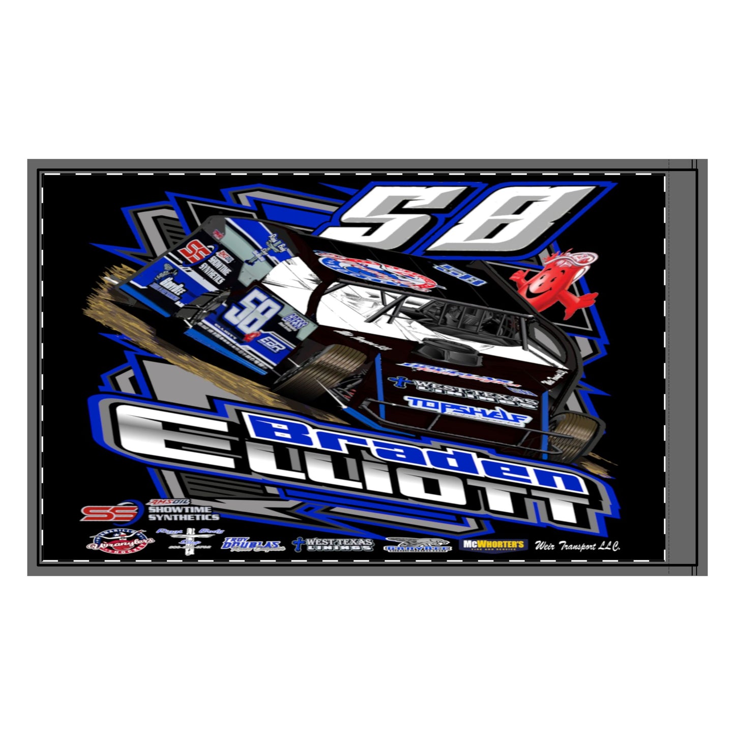 Braden Elliott 2025 Flag