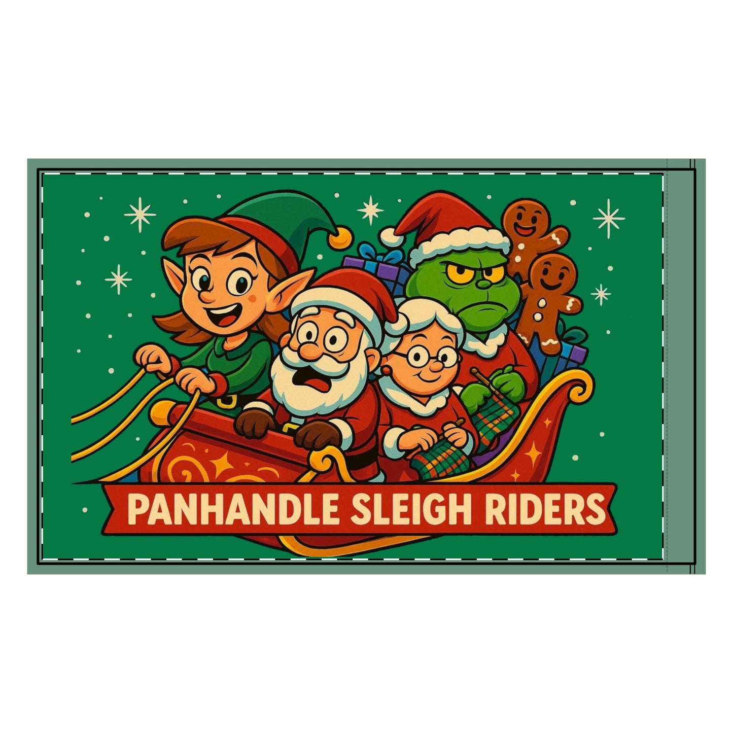 Panhandle Sleigh Rider Flag