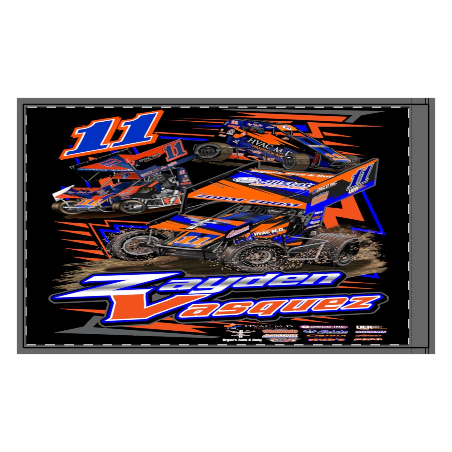 Zayden Vasquez 2025 Flag