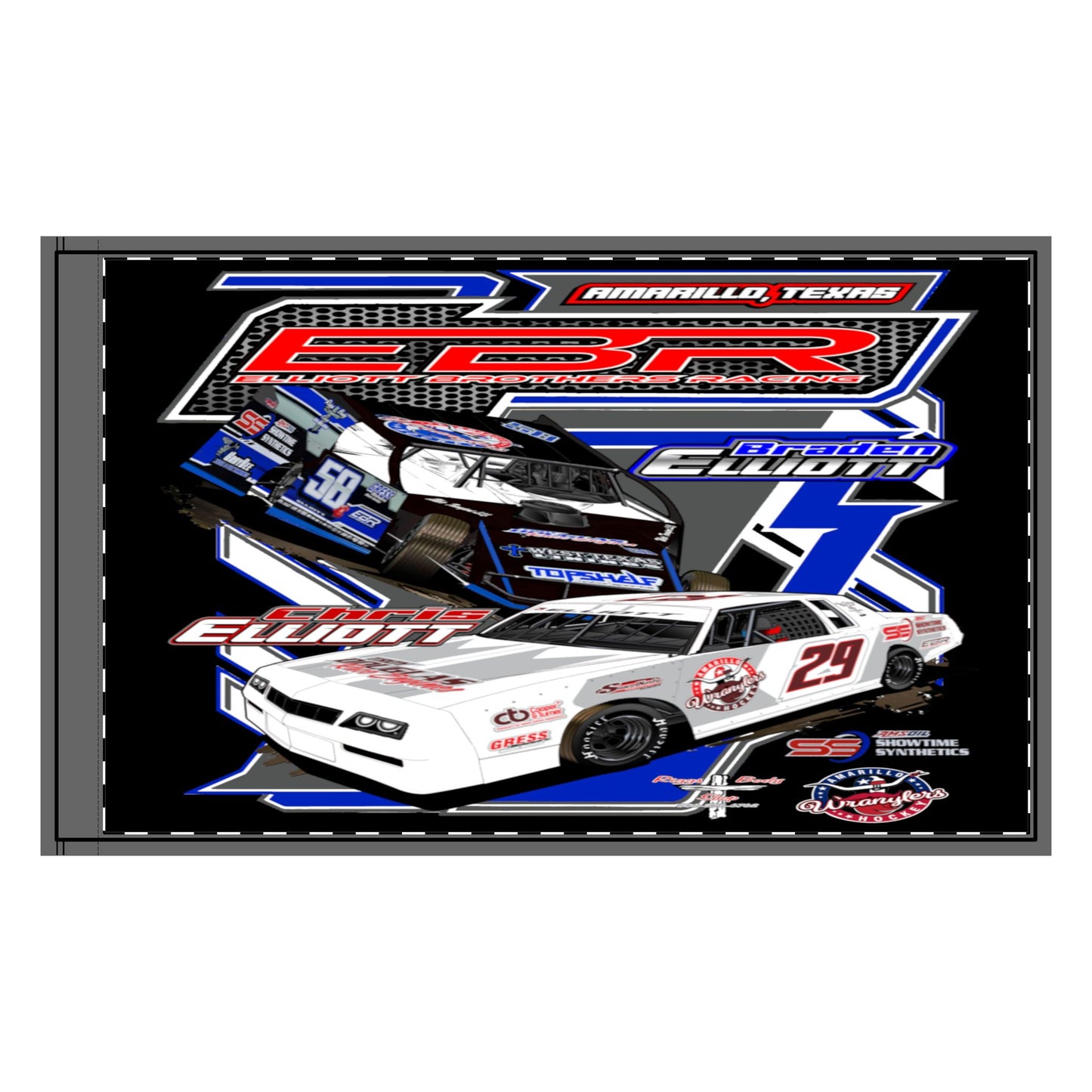 Elliott Brother Racing 2025 Flag