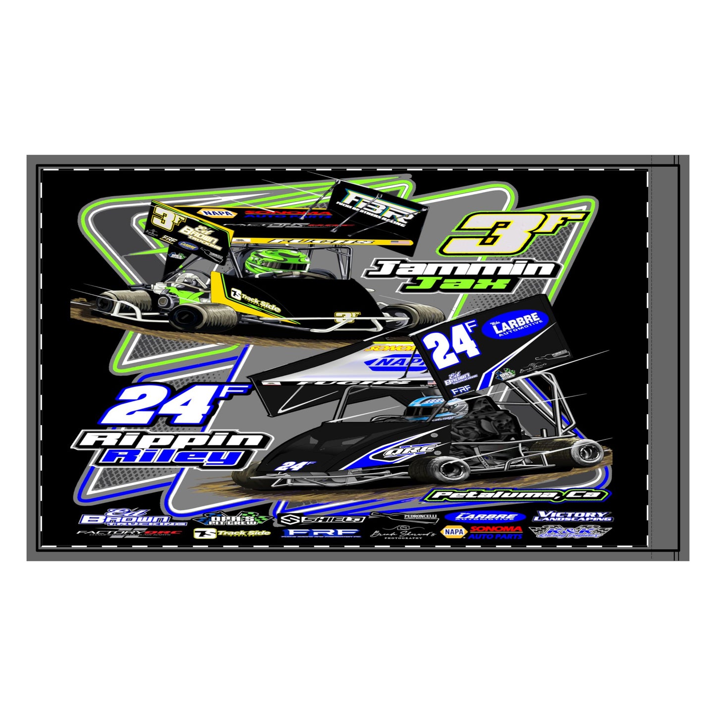 Fuchs Brothers Racing Flag