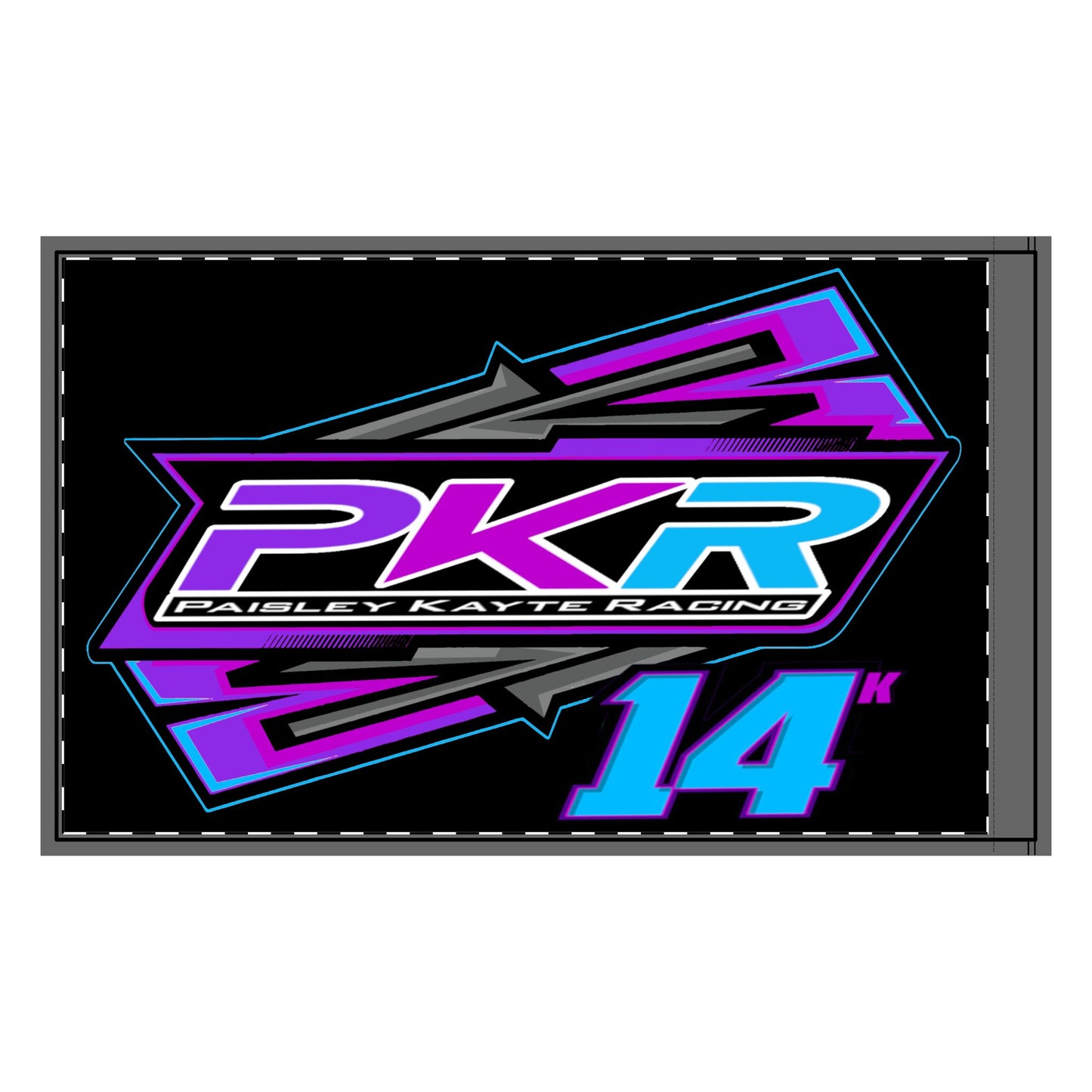 Paisley Kayte 14k Racing Flag