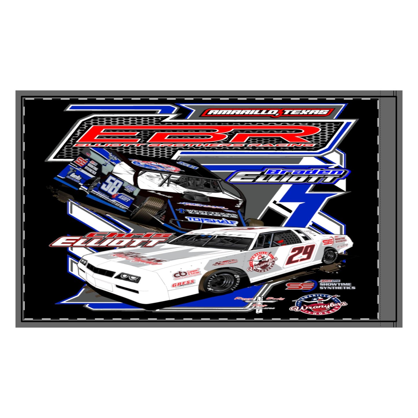 Elliott Brother Racing 2025 Flag