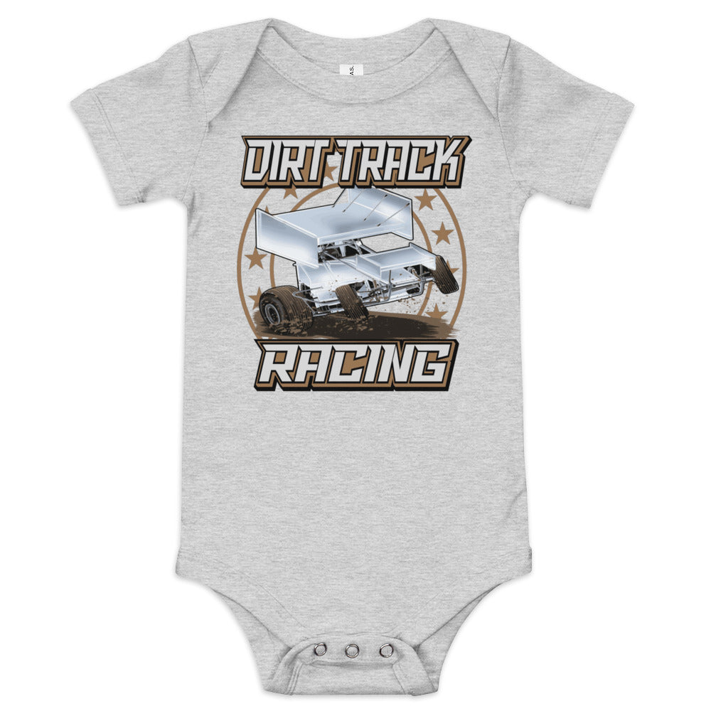 Dirt Track Racing Infant Onesie
