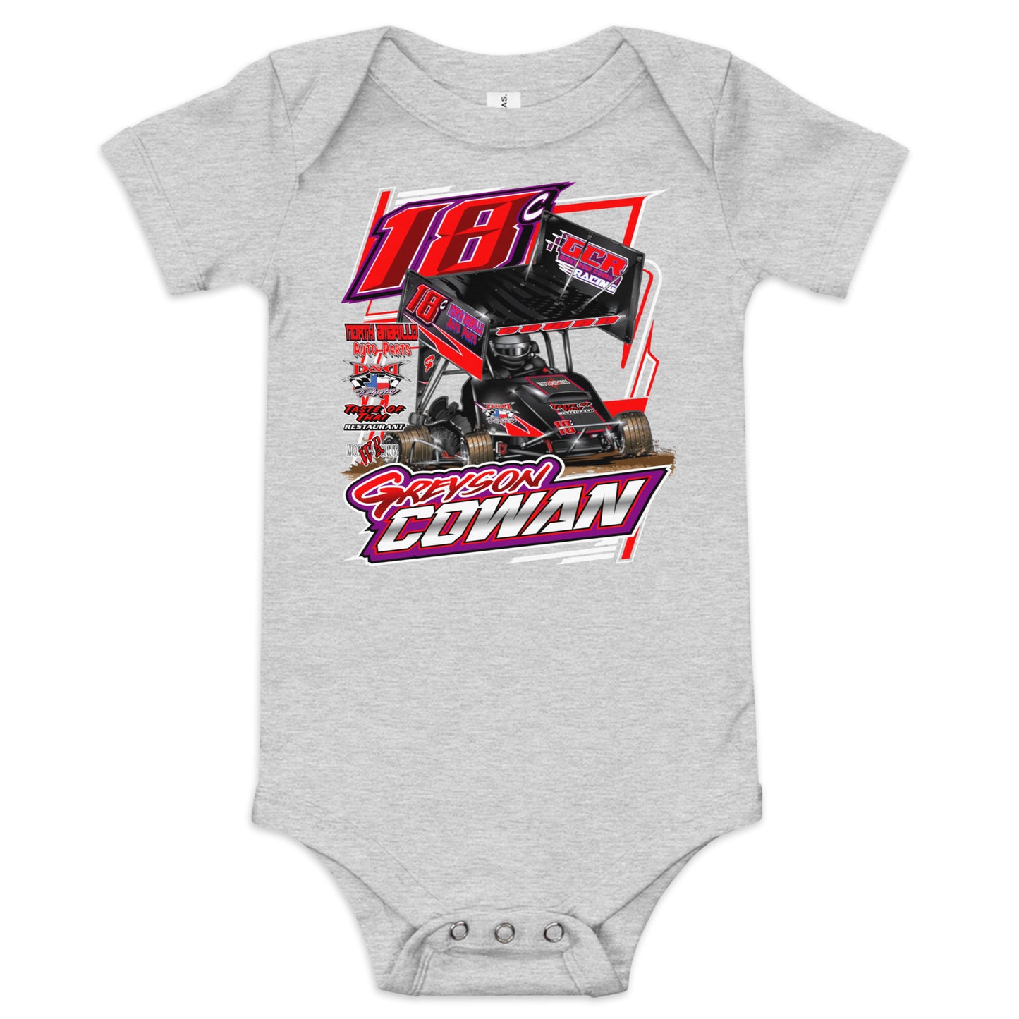 Greyson Cowan Infant Onesie