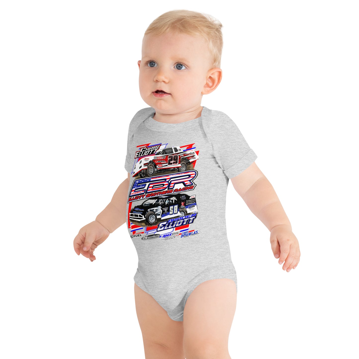 Elliott Brothers Racing Infant Onesie