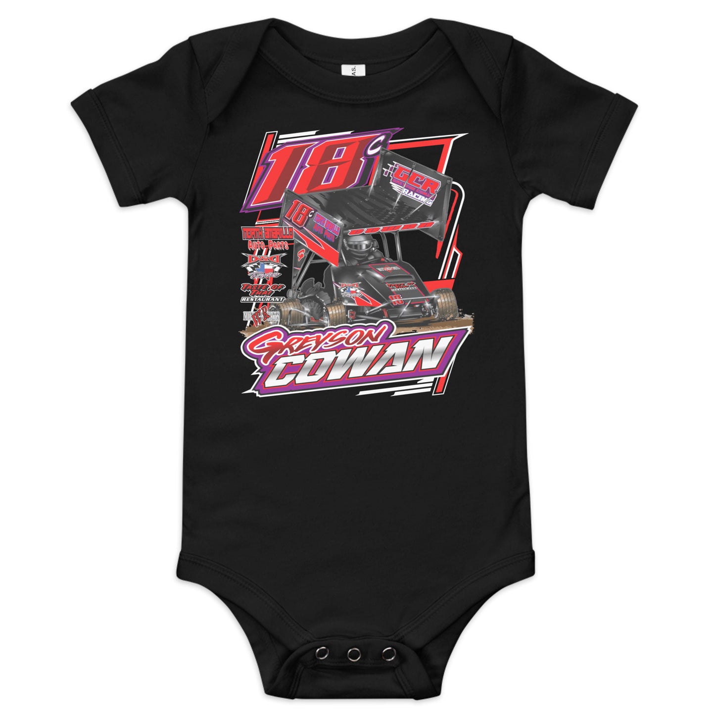 Greyson Cowan Infant Onesie