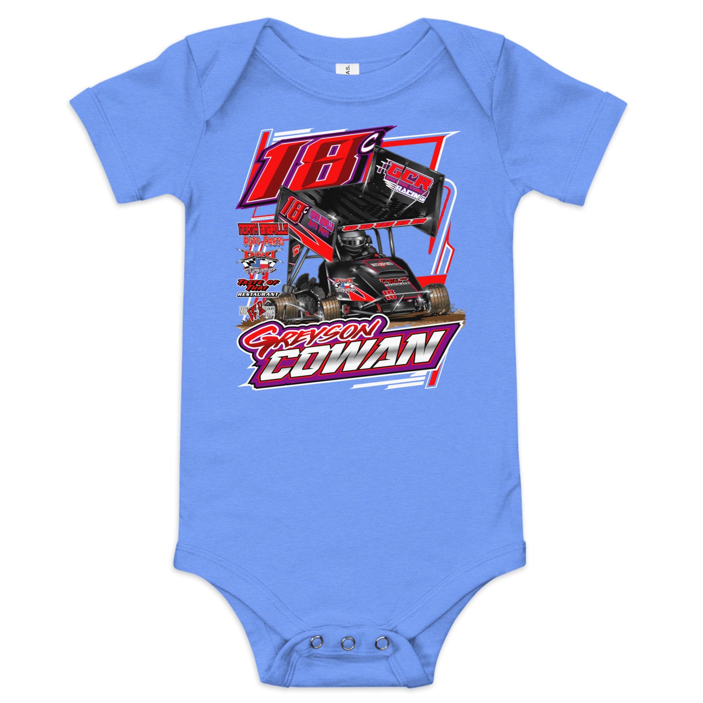 Greyson Cowan Infant Onesie