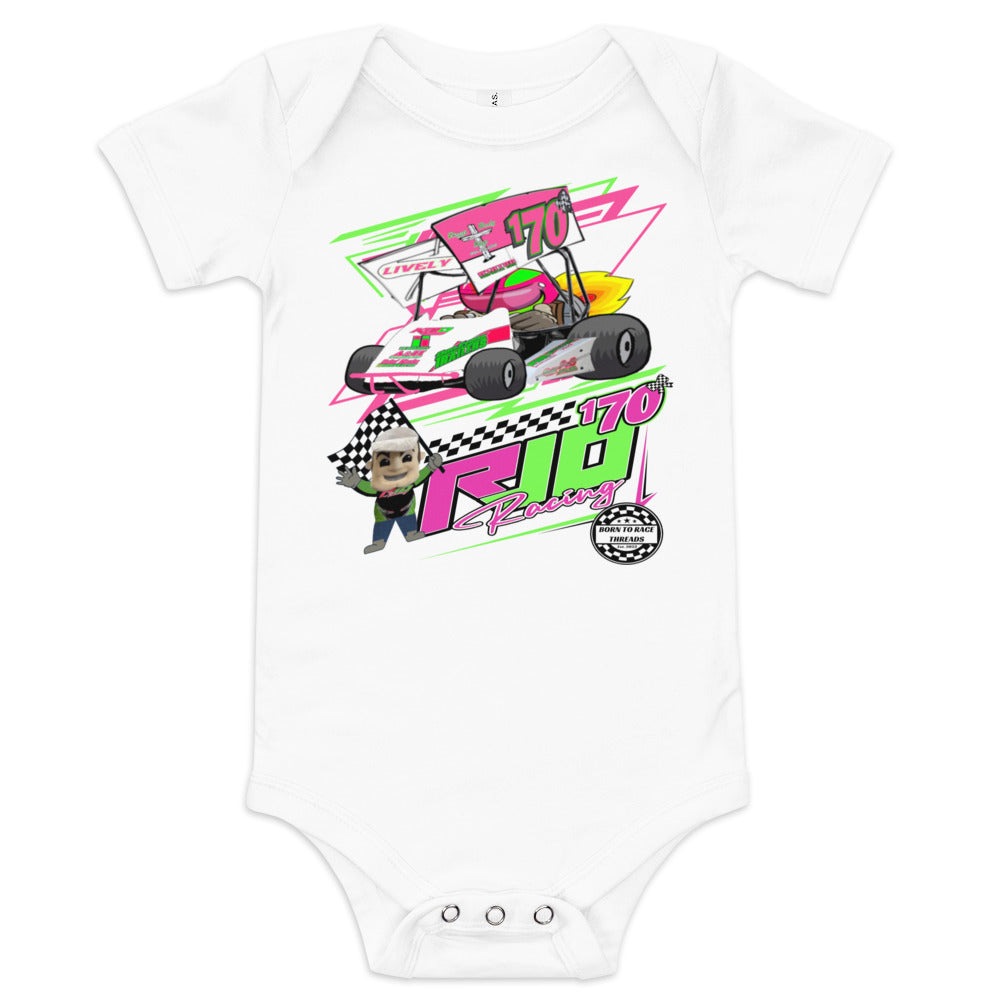 RJo Racing Cartoon Infant Onesie