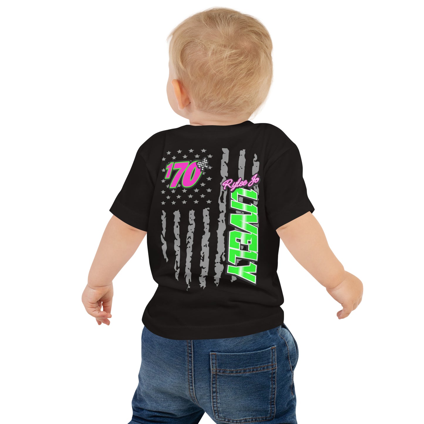 RJo Racing American Flag Infant T-Shirt