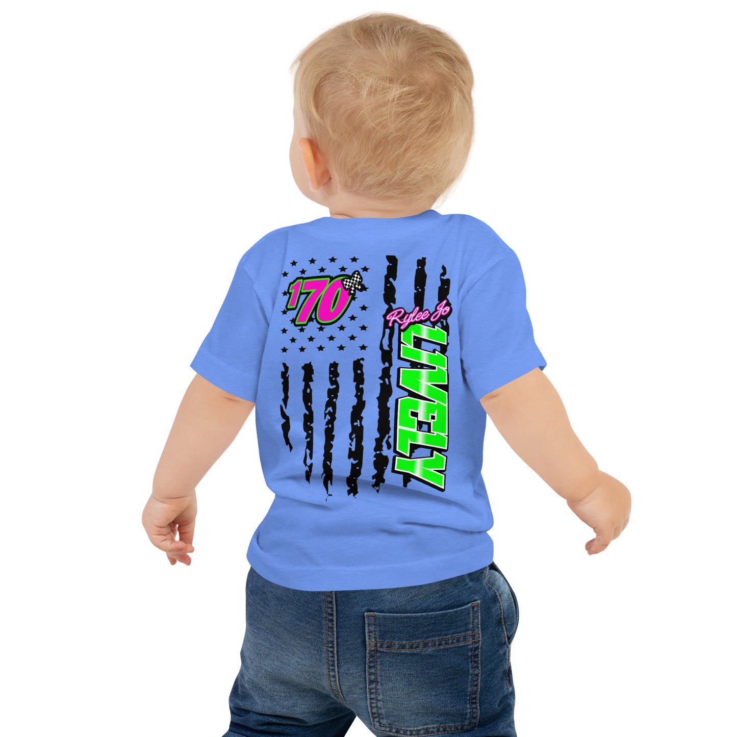 RJo Racing American Flag Infant T-Shirt