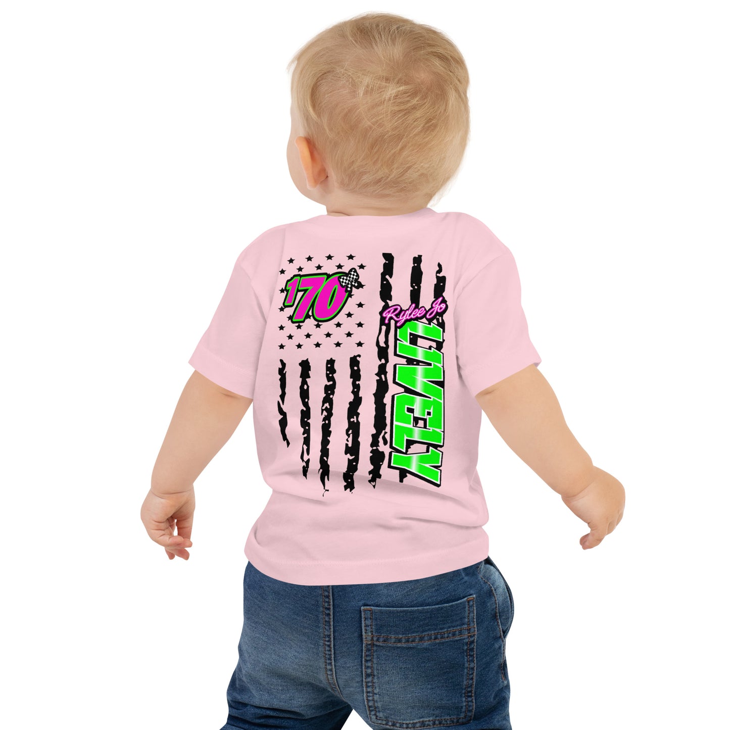 RJo Racing American Flag Infant T-Shirt