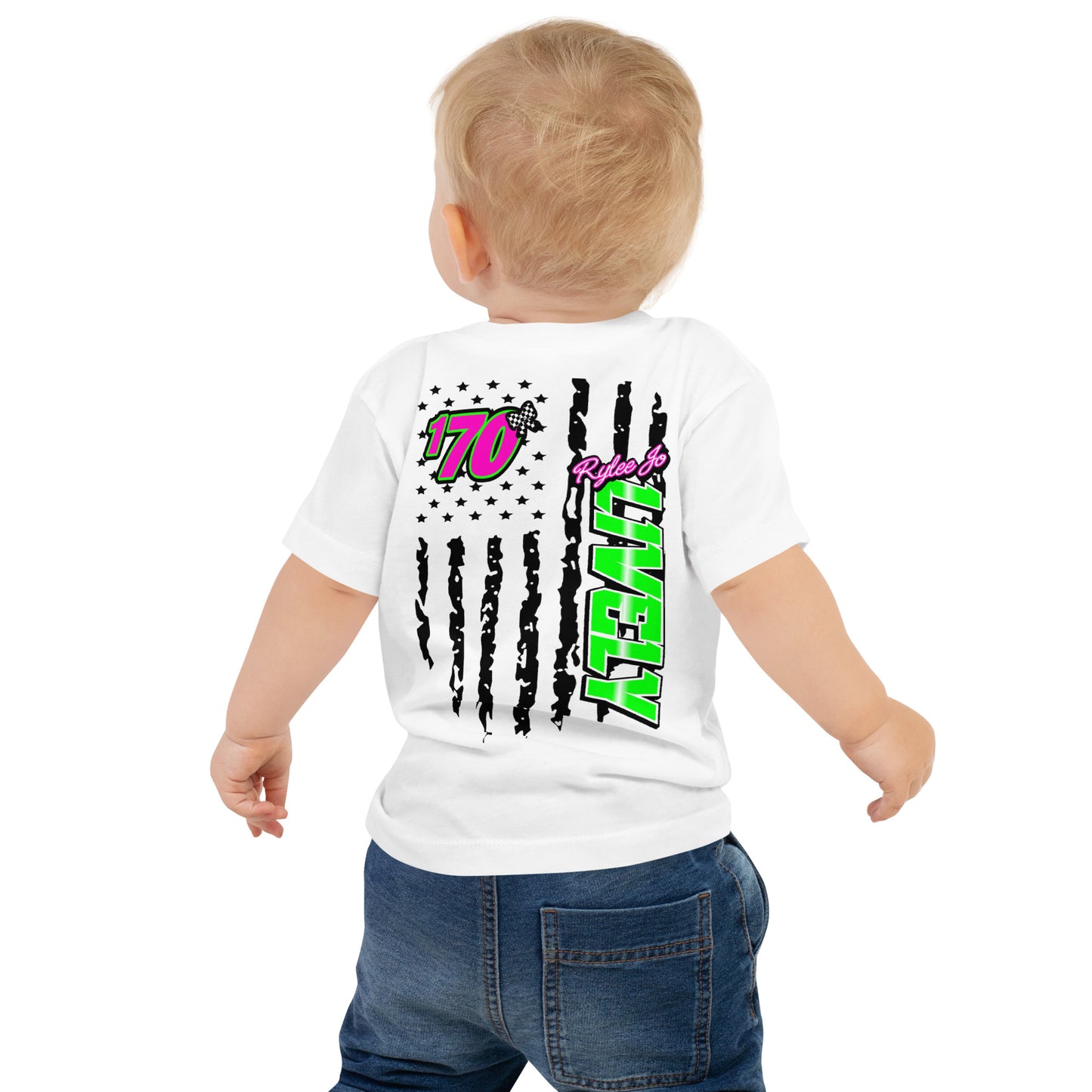 RJo Racing American Flag Infant T-Shirt