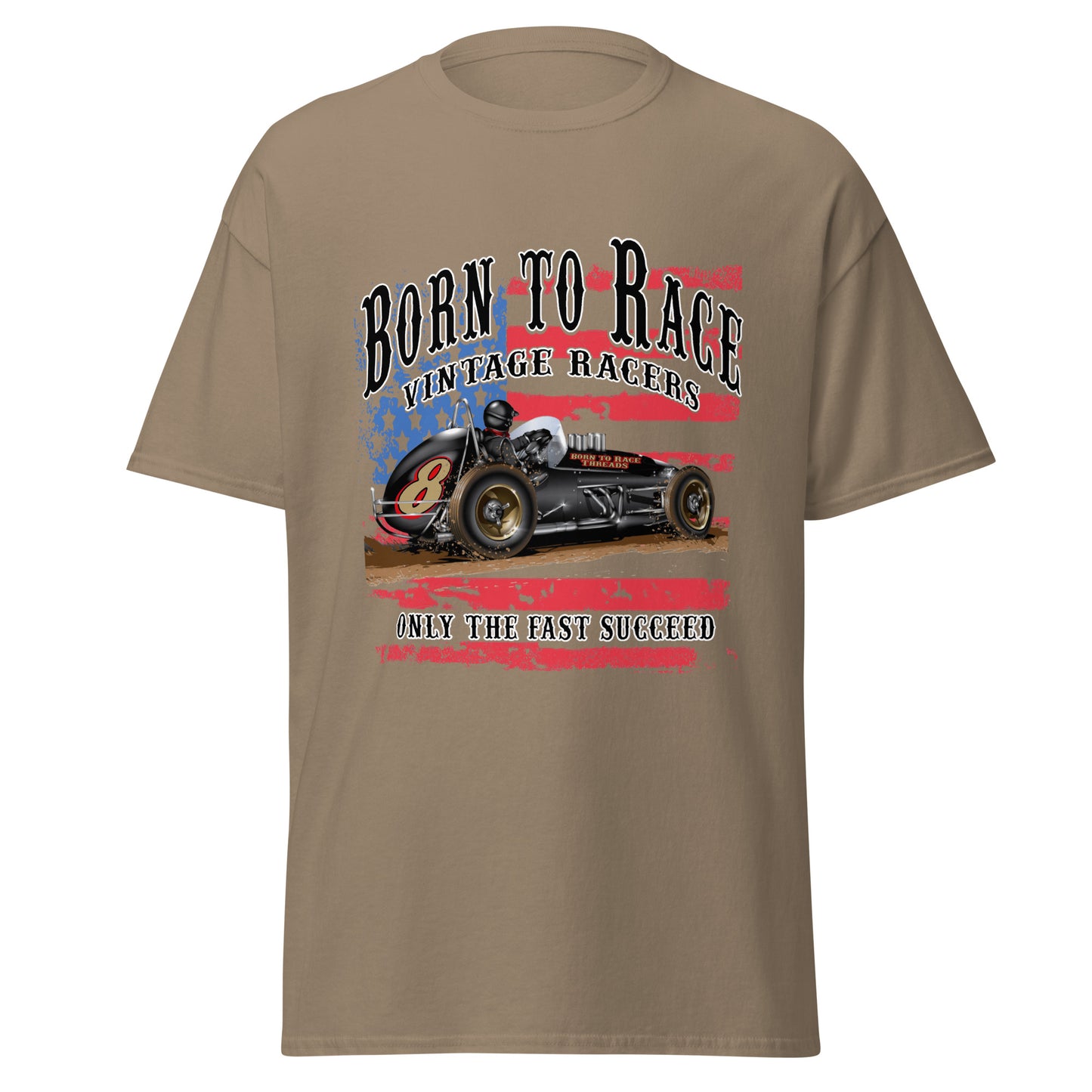 Vintage Sprint Racer Adult T-Shirt