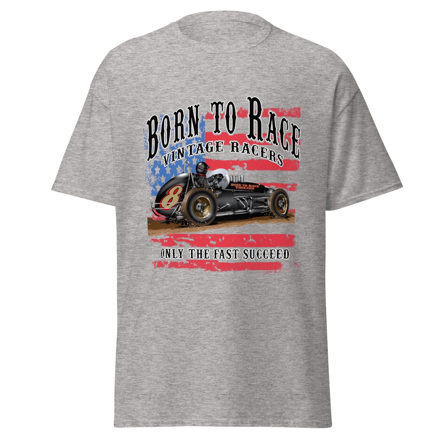 Vintage Sprint Racer Adult T-Shirt