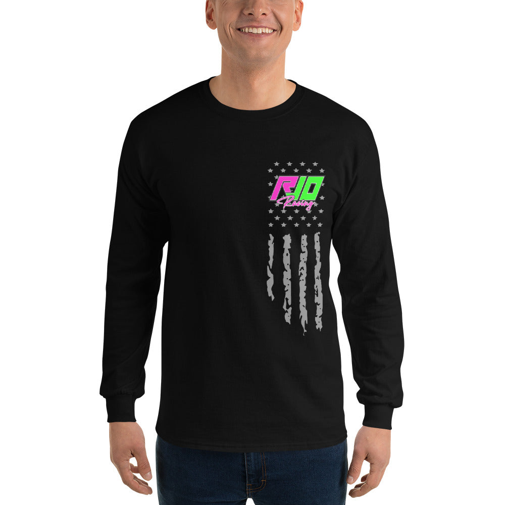 RJo Racing American Flag Adult Long Sleeve