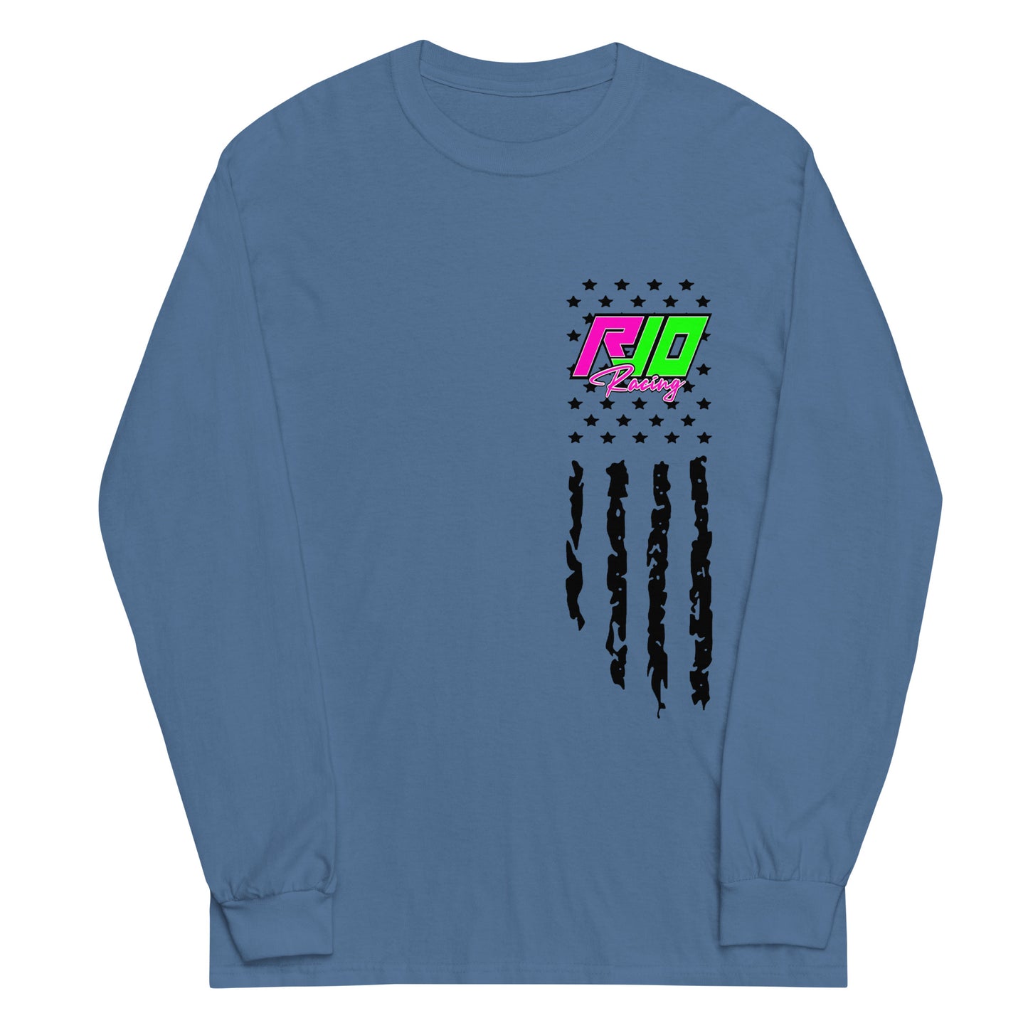 RJo Racing American Flag Adult Long Sleeve