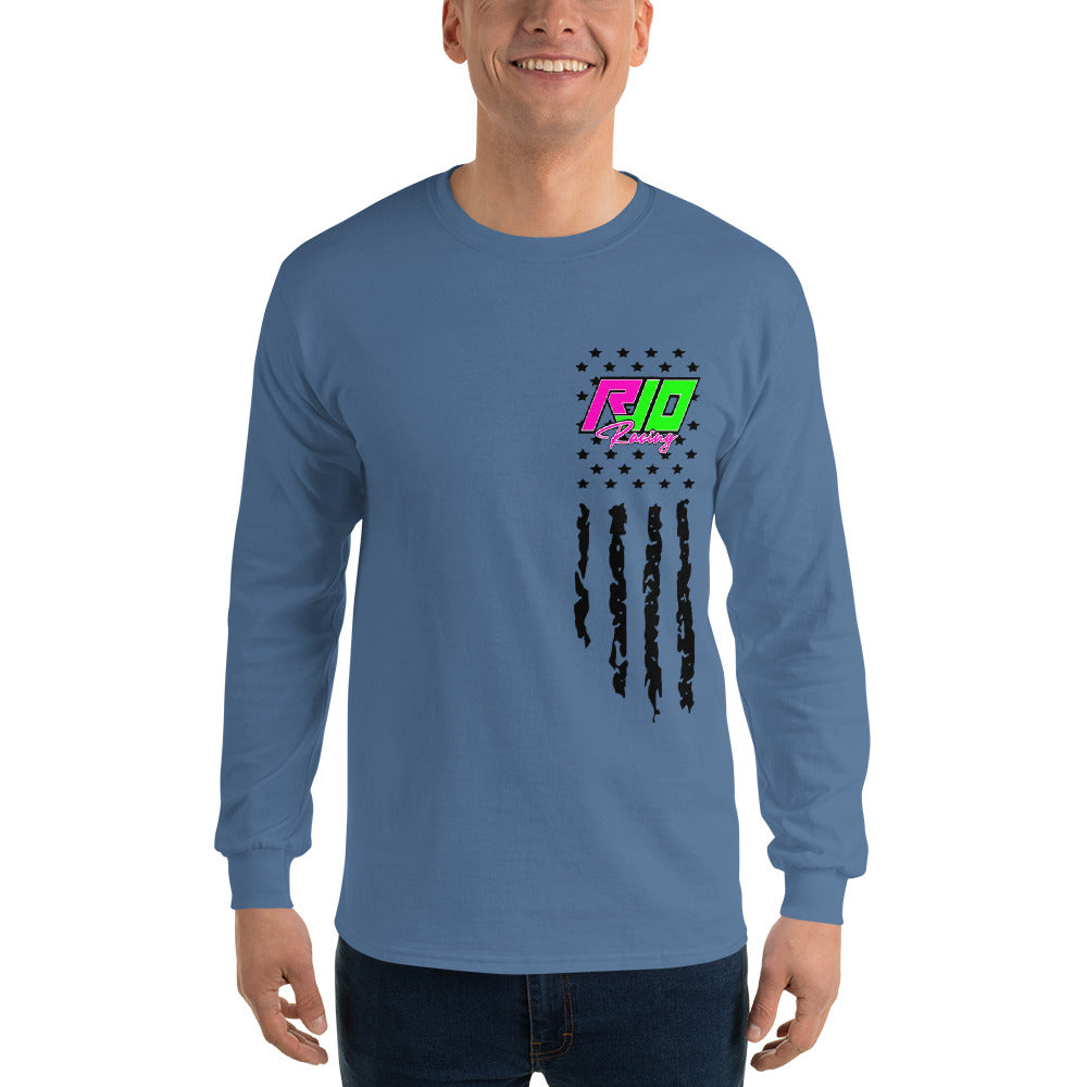 RJo Racing American Flag Adult Long Sleeve