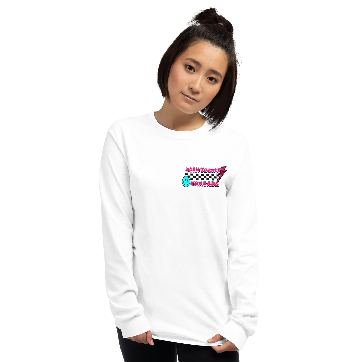 I Don't Chase Boys I Pass Them Adult Long Sleeve
