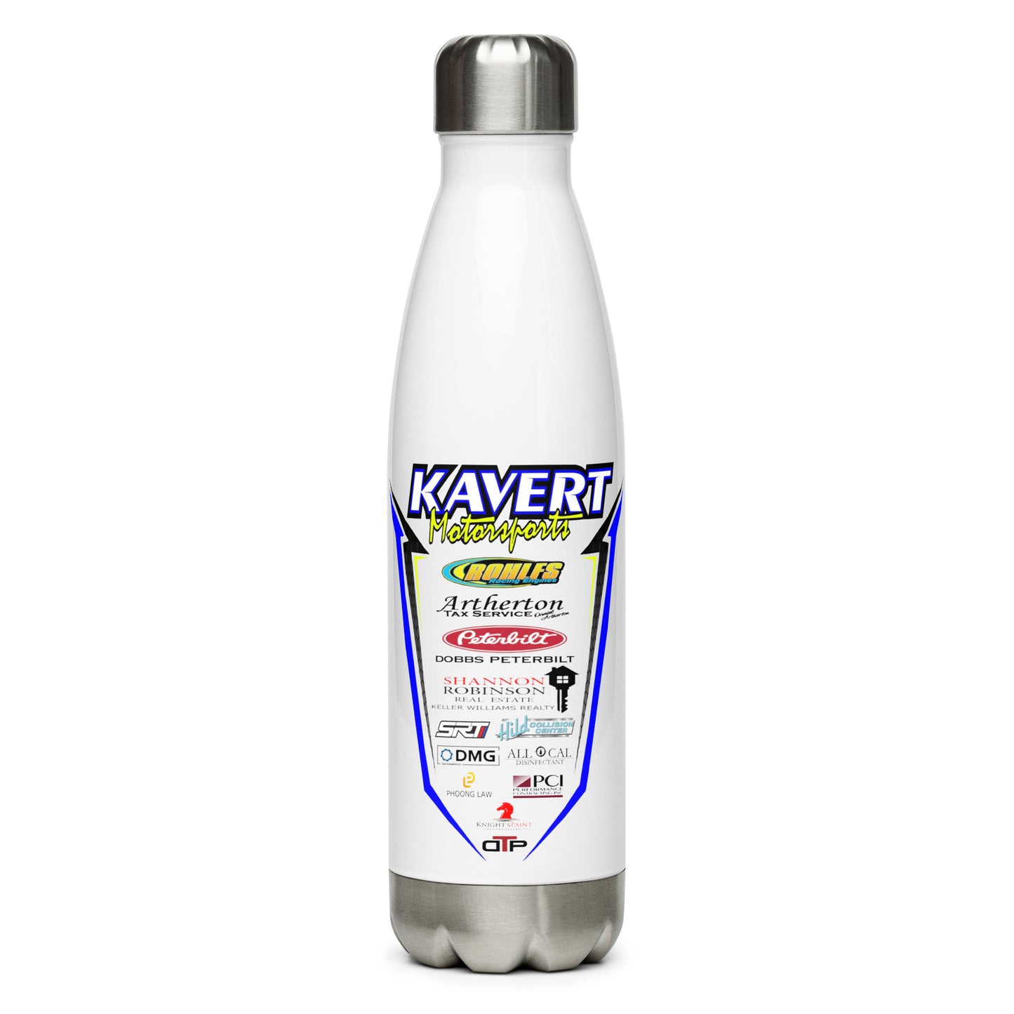 Kavert Motorsports Stainless Steel Water Bottle
