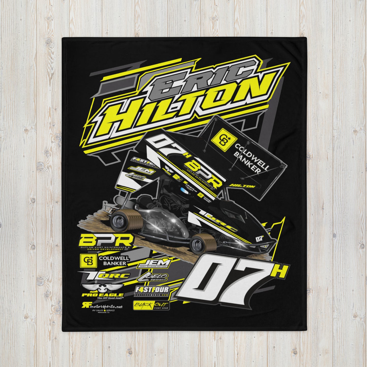 Eric Hilton Throw Blanket