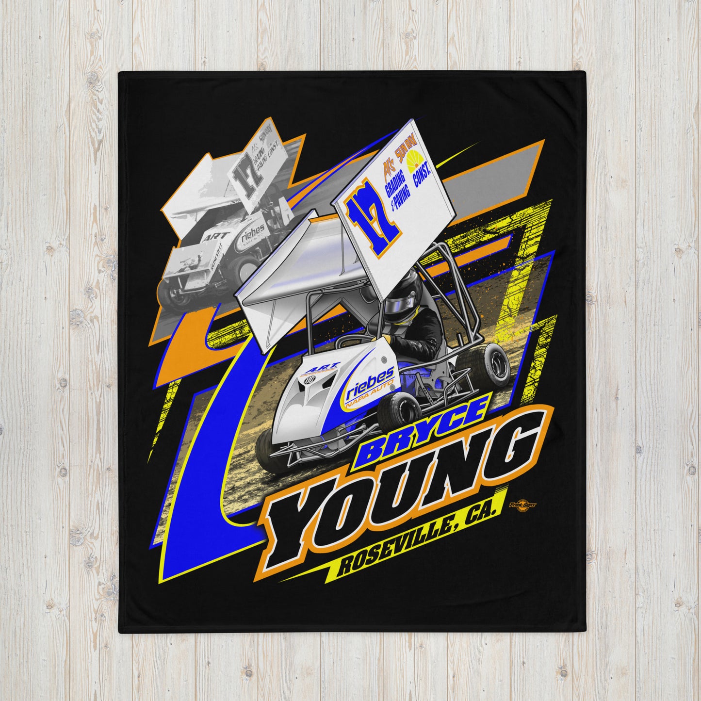 Bryce Young 2024 Throw Blanket