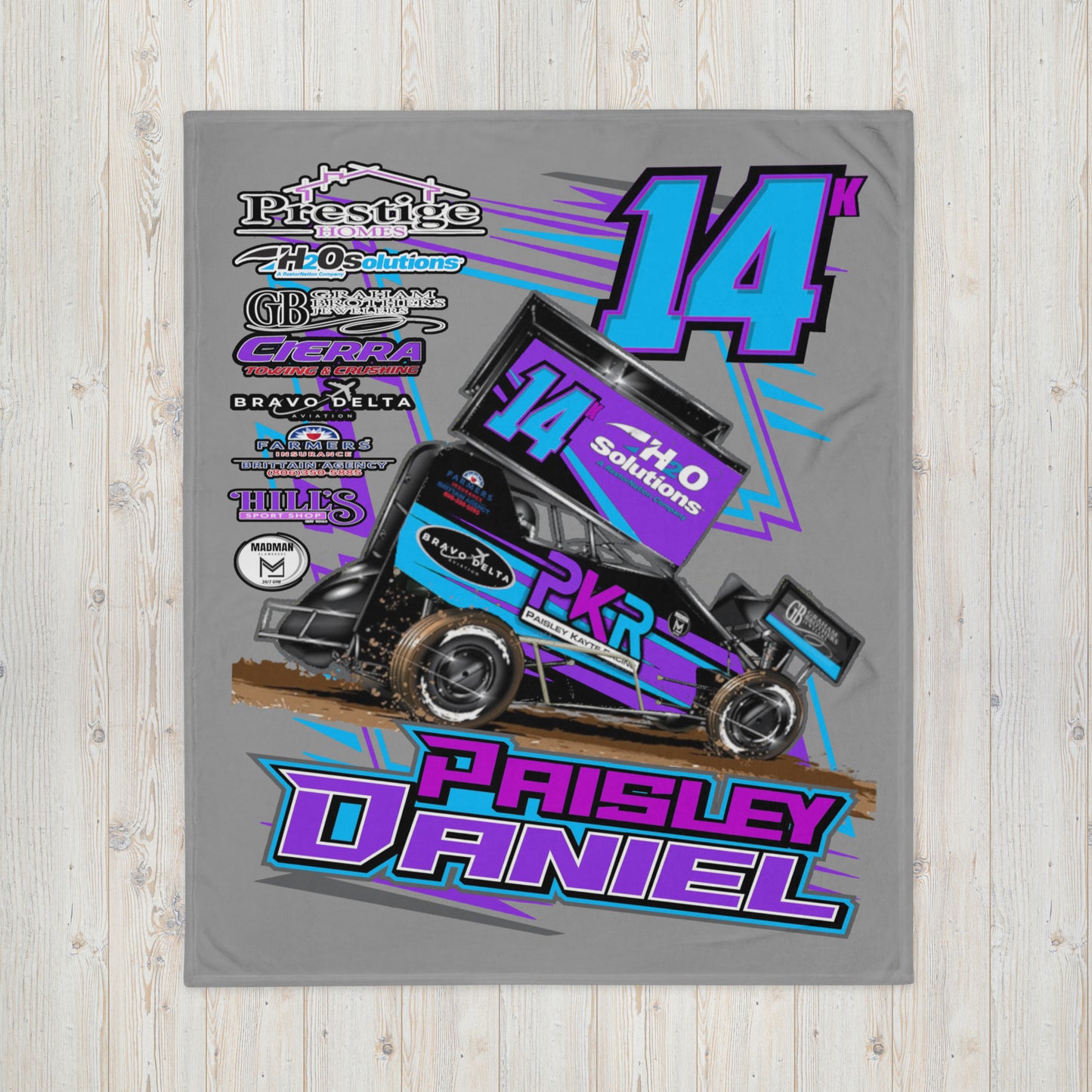 Paisley Daniel Throw Blanket