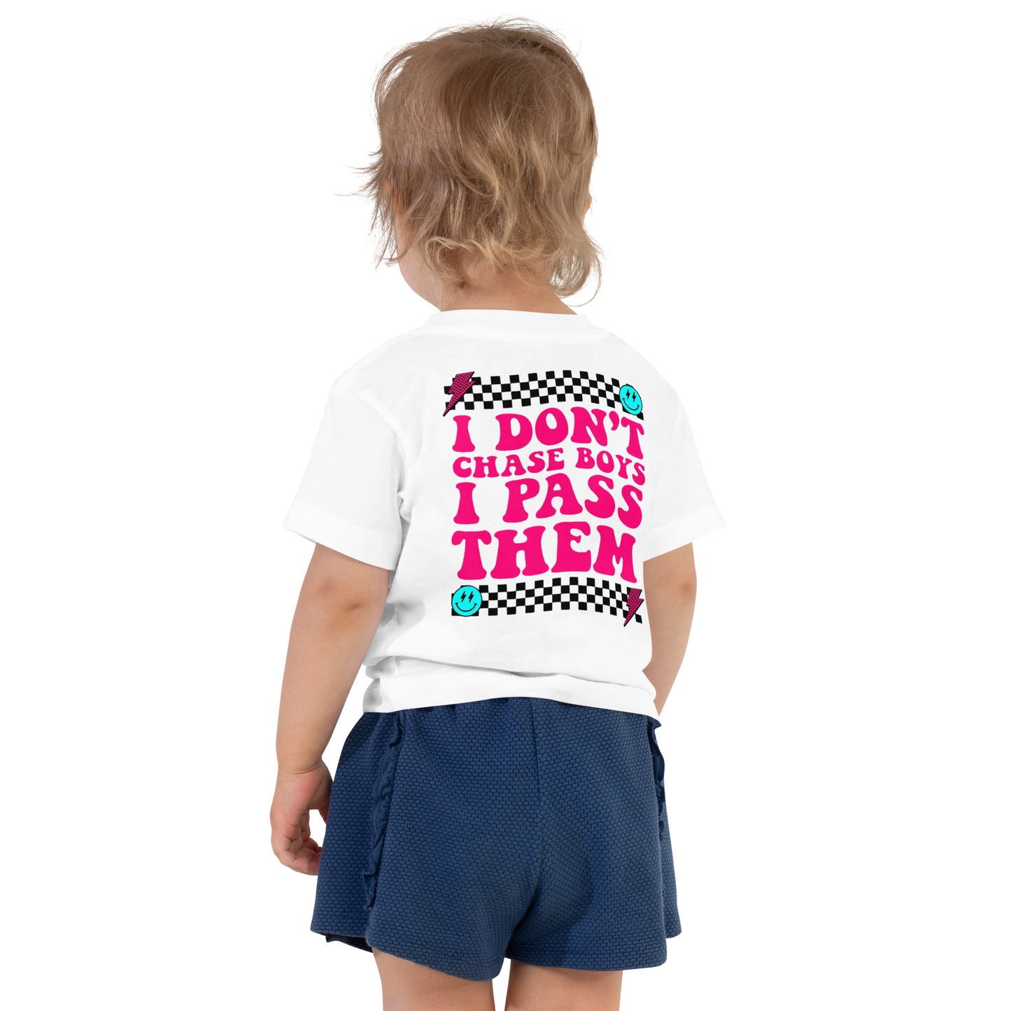 I Don't Chase Boys I Pass Them Toddler T-Shirt