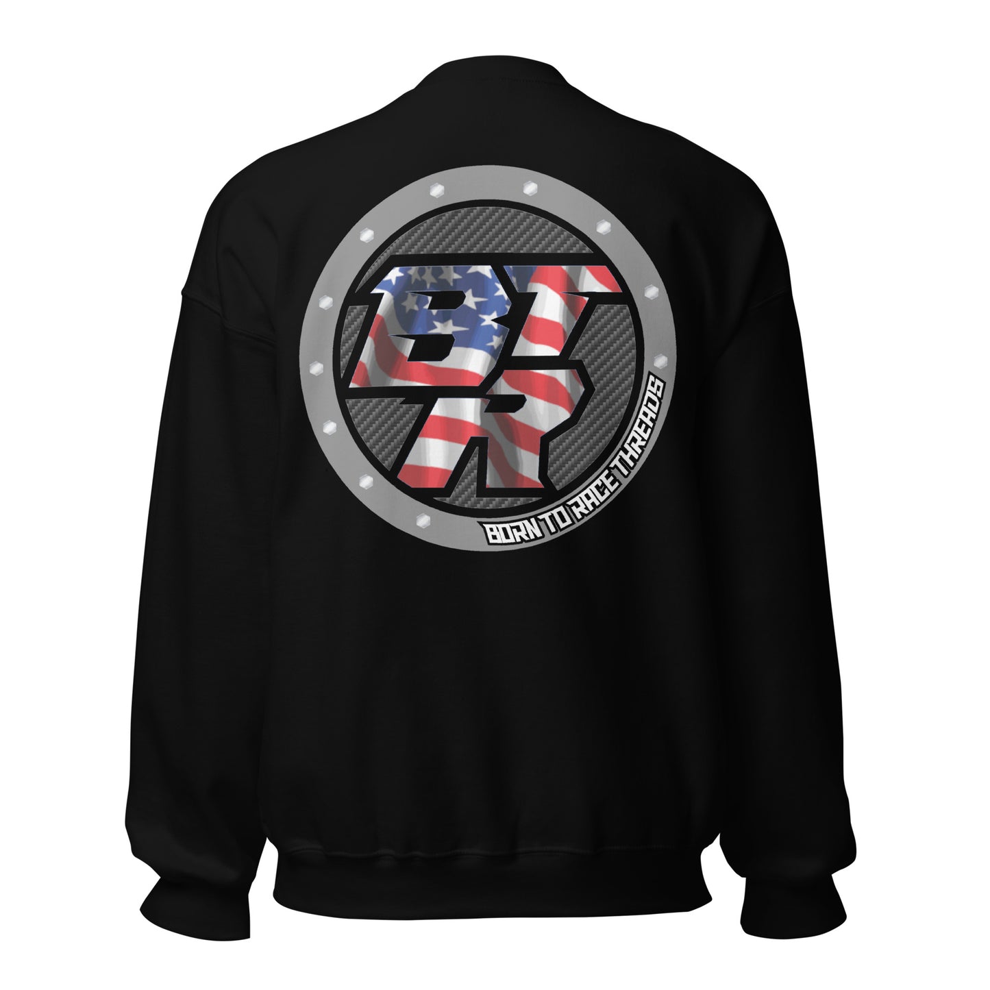 Born to Race Threads Beadlock Adult Crewneck Sweatshirt