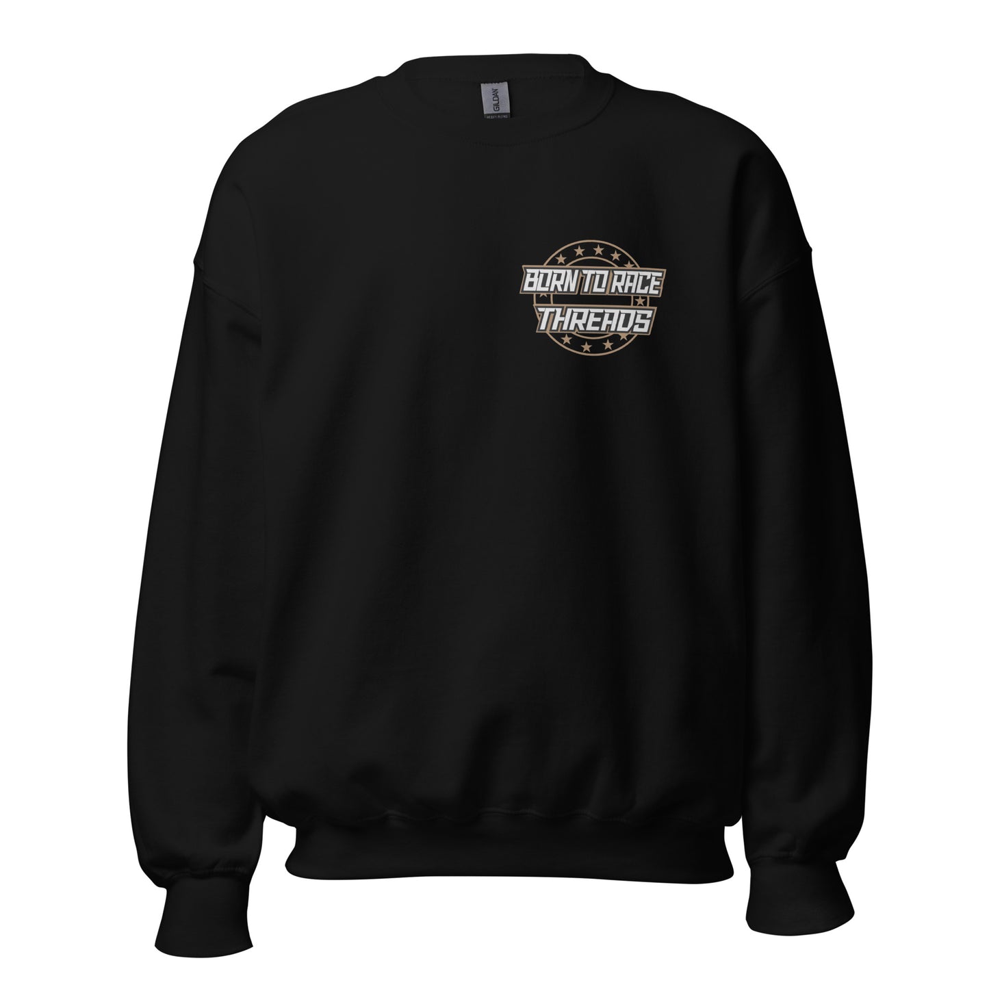 Dirt Track Racing Adult Crew Sweatshirt
