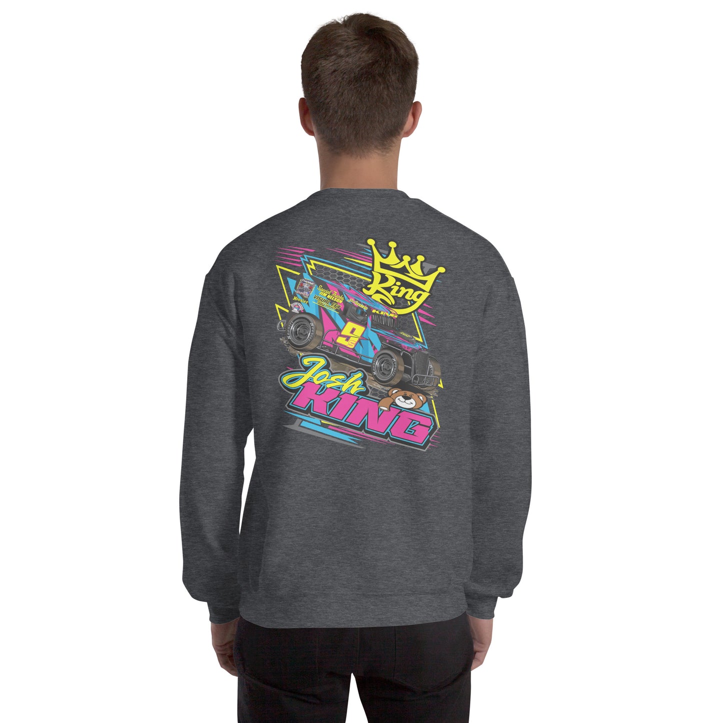 Josh King Crown Adult Crew Neck Sweatshirt