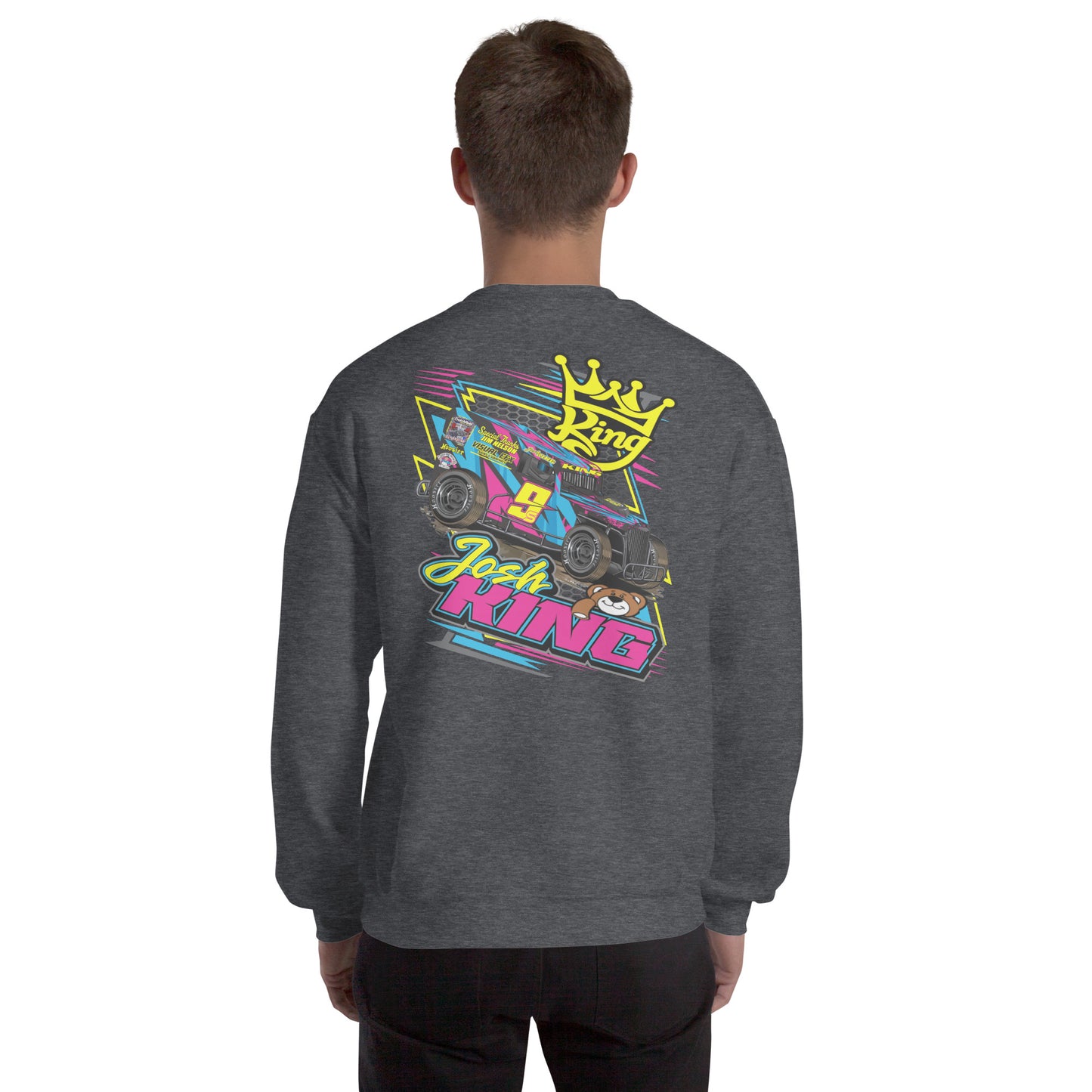 Josh King Teddy Bear Adult Crew Neck Sweatshirt