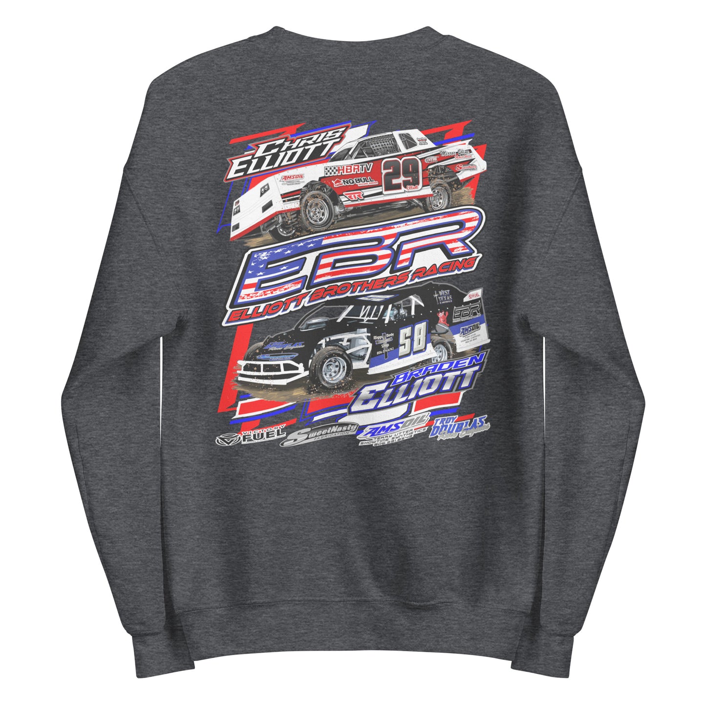 Elliott Brothers Racing Adult Crewneck Sweatshirt