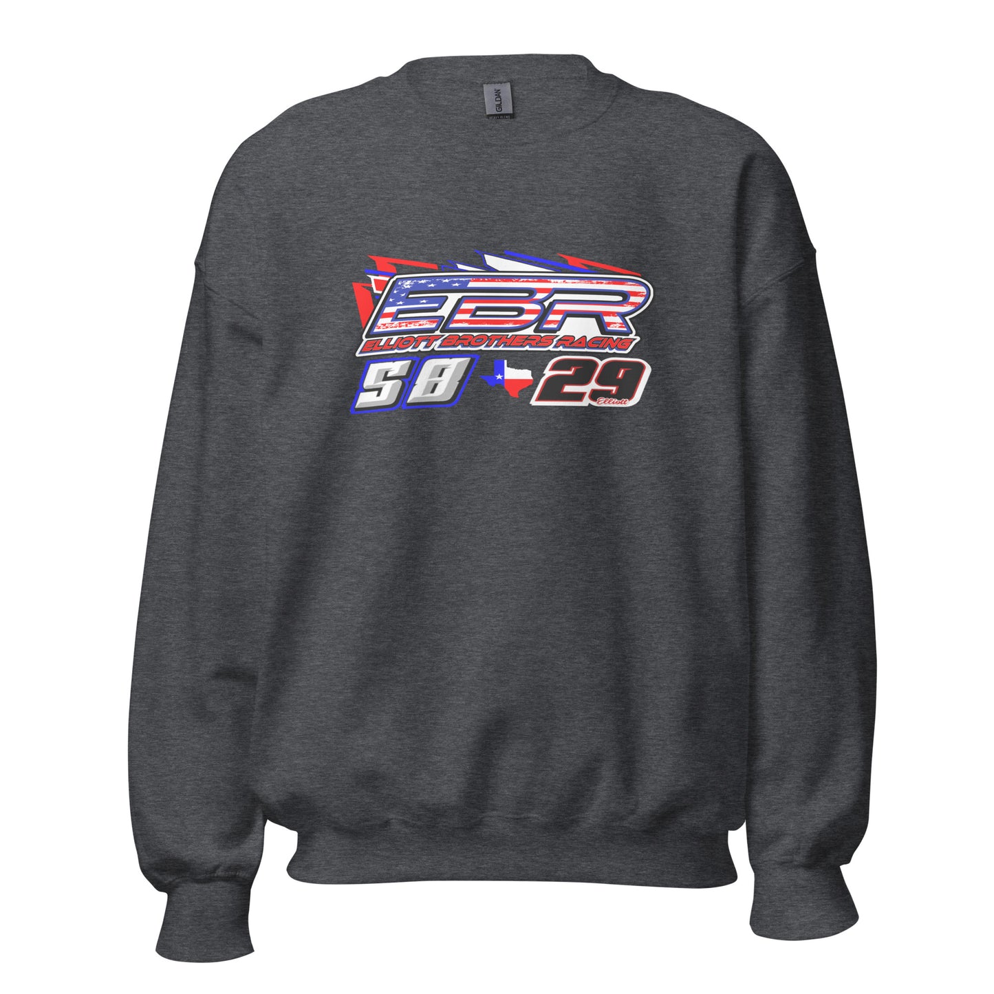 Elliott Brothers Racing Adult Crewneck Sweatshirt