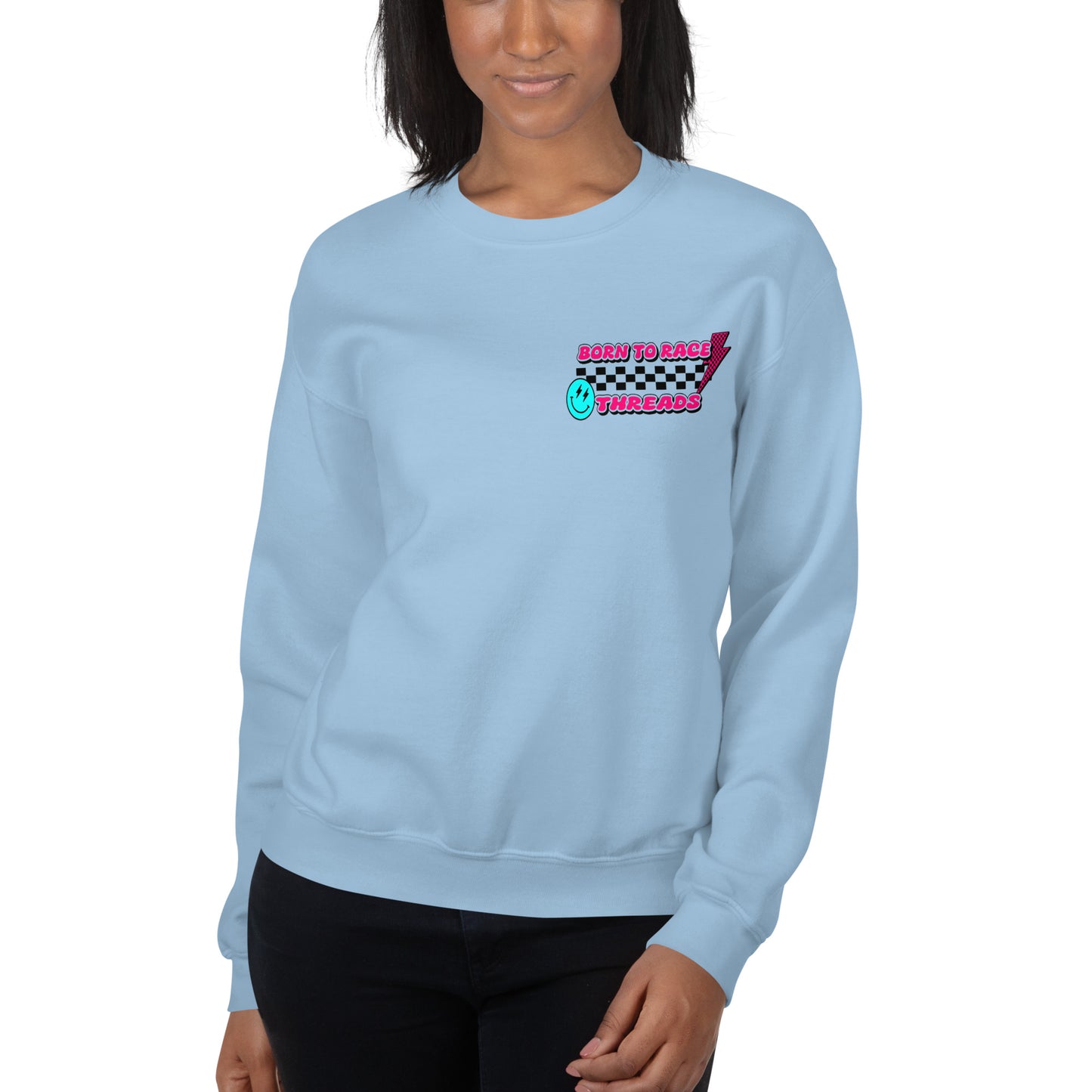 I Don't Chase Boys I Pass Them Adult Crew Sweatshirt
