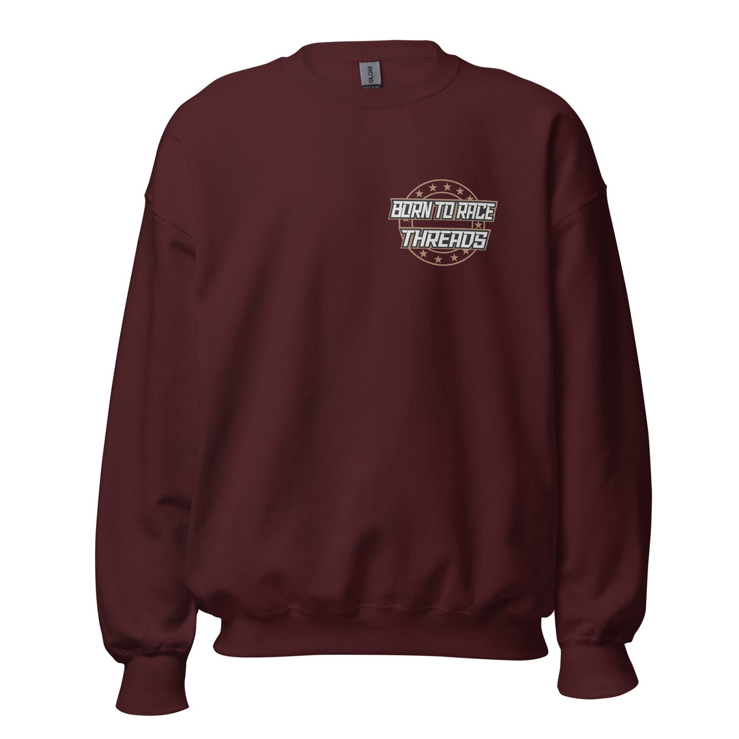 Dirt Track Racing Adult Crew Sweatshirt