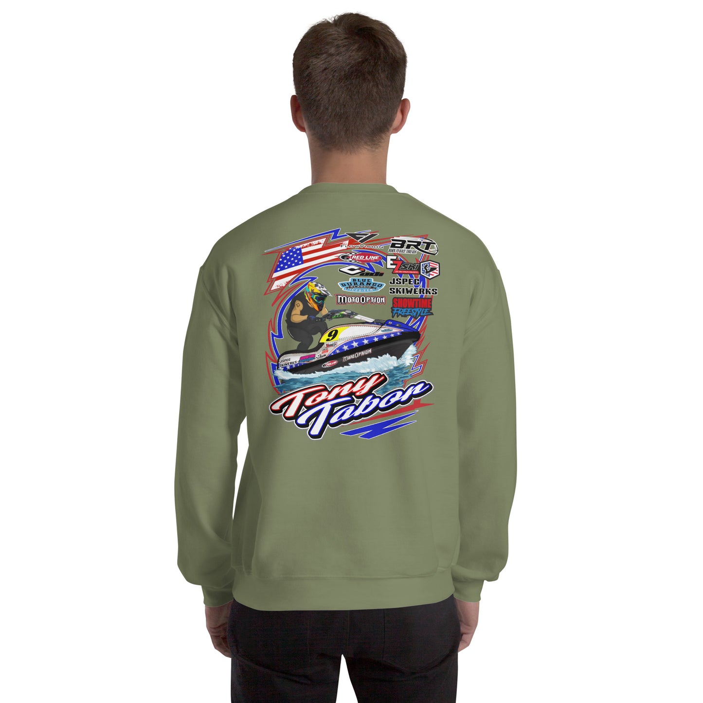 Tony Tabor Adult Crew Sweatshirt