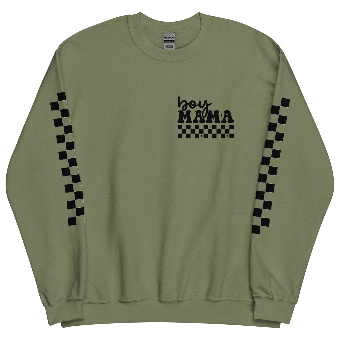 Boy Mama Adult Crew Sweatshirt