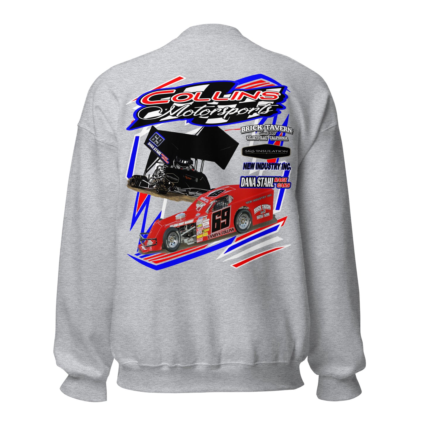 Collins Motorsports Adult Crew Sweatshirt