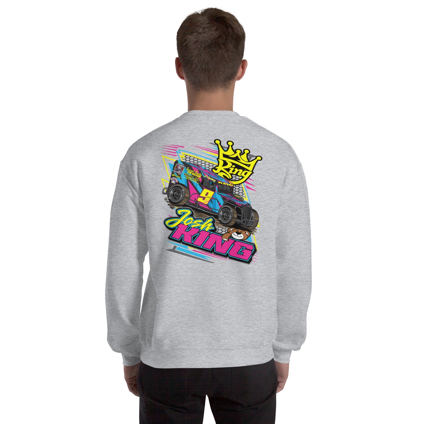 Josh King Crown Adult Crew Neck Sweatshirt