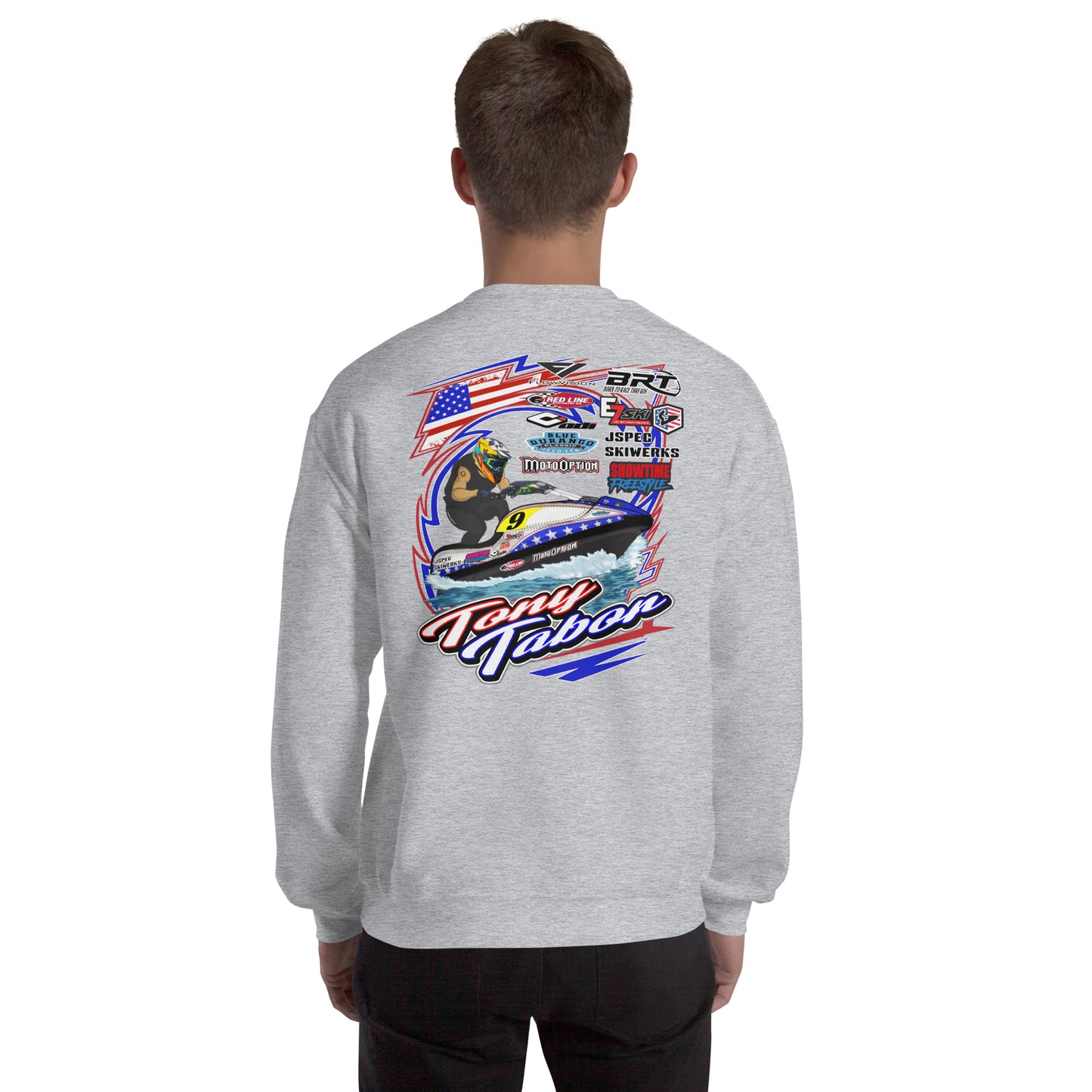 Tony Tabor Adult Crew Sweatshirt