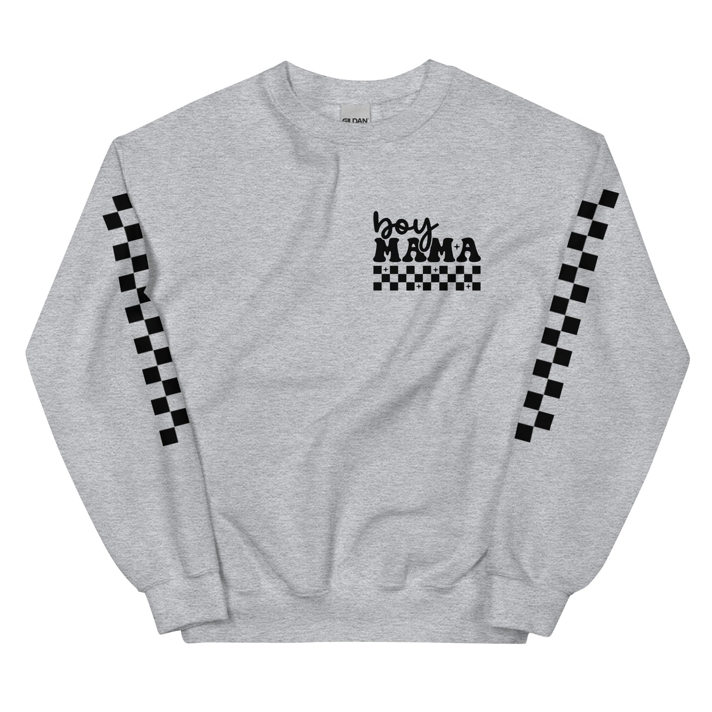 Boy Mama Adult Crew Sweatshirt