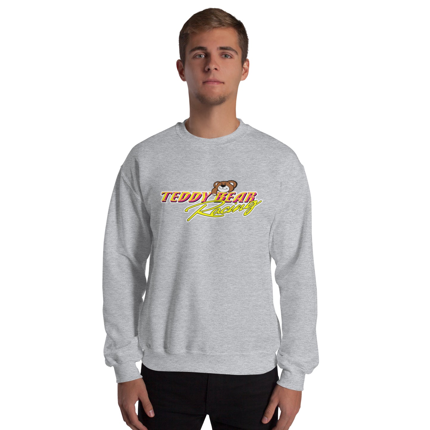 Josh King Teddy Bear Adult Crew Neck Sweatshirt