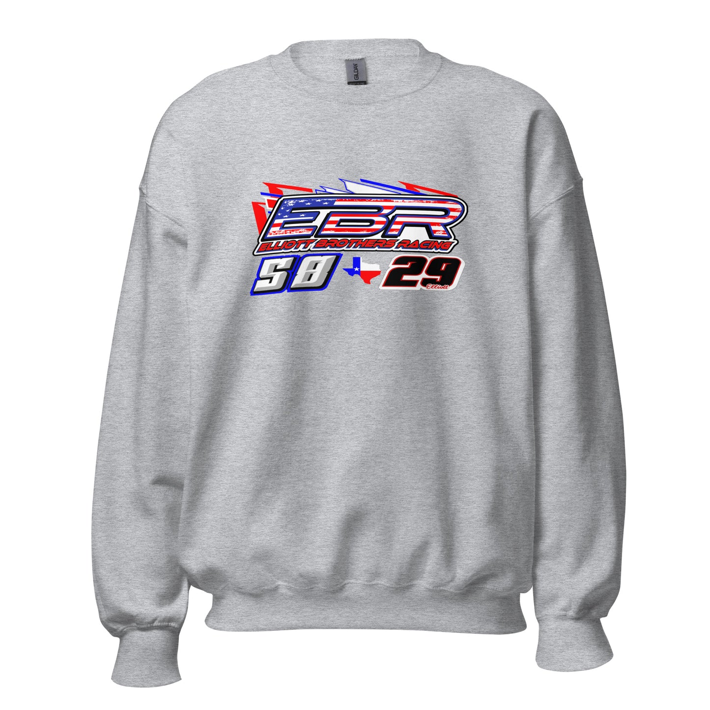 Elliott Brothers Racing Adult Crewneck Sweatshirt