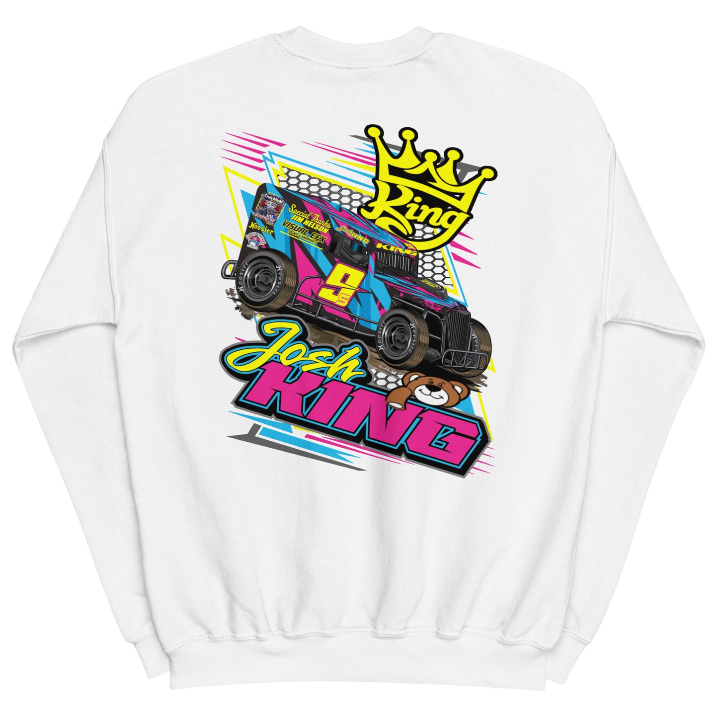 Josh King Crown Adult Crew Neck Sweatshirt