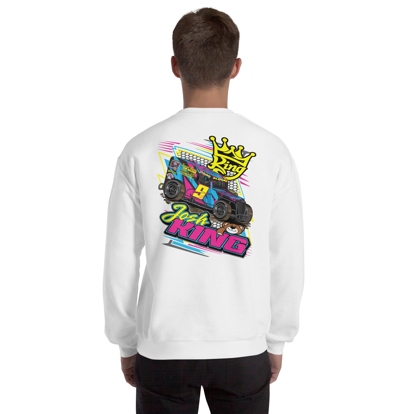 Josh King Crown Adult Crew Neck Sweatshirt