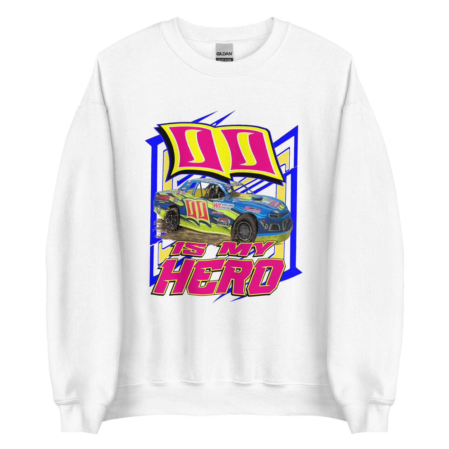 00 is my Hero Adult Crew Sweatshirt