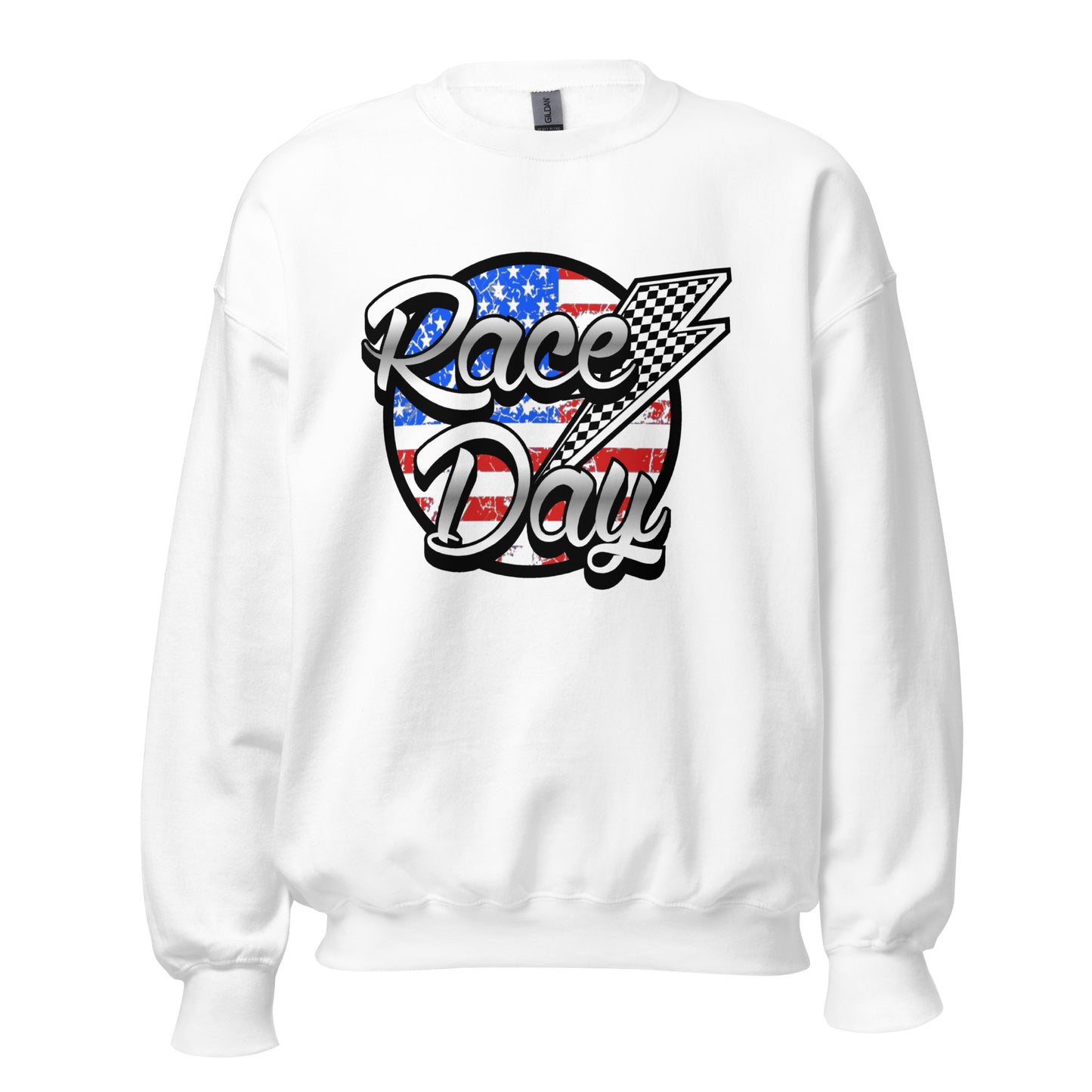 Race Day Adult Crew Neck