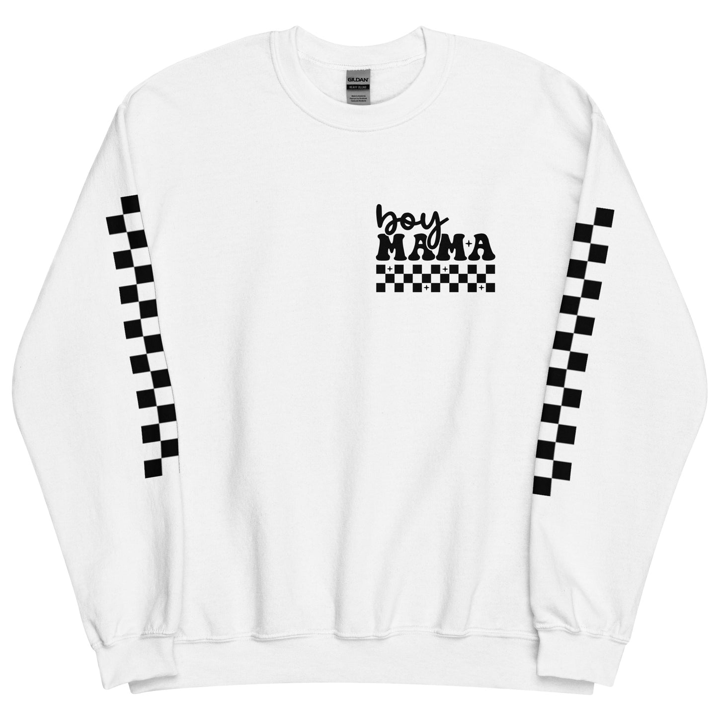 Boy Mama Adult Crew Sweatshirt