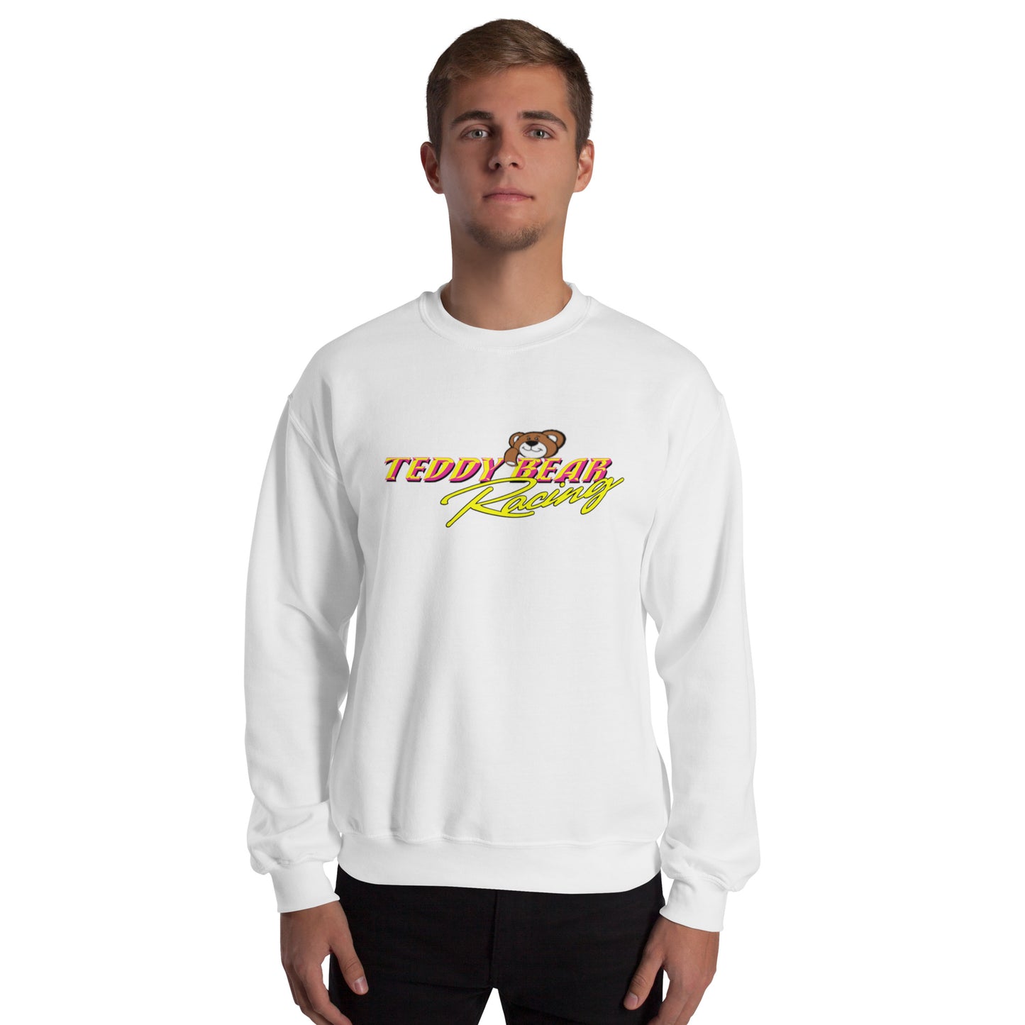 Josh King Teddy Bear Adult Crew Neck Sweatshirt